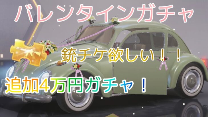 【荒野行動】銃チケ狙いでバレンタインガチャ追加4万円分引いてみた！！