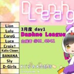 【荒野行動】3月度 Daphne League DAY1