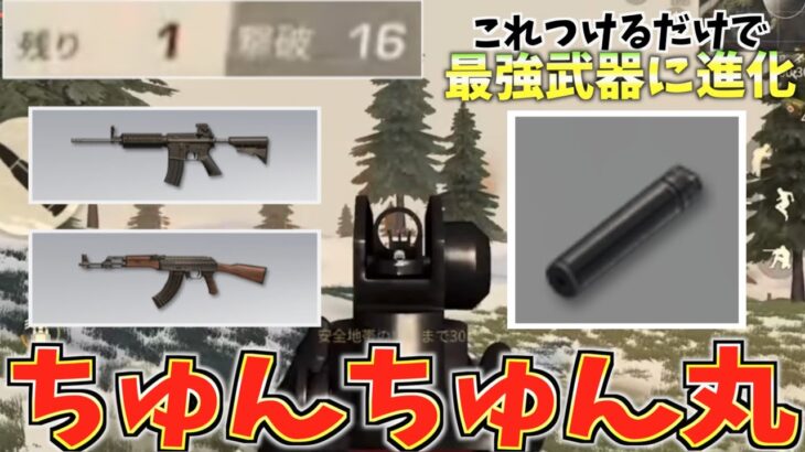 【荒野行動】ちゅんちゅん丸が最強武器ということを証明します。【16kill win】