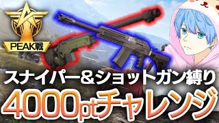 【荒野行動】PEAK戦ショットガン＆スナイパー縛りで4000ポイントチャレンジ＃4 p2532