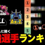 【荒野行動】荒野プロゲーマー聞く最強選手ランキング Part1