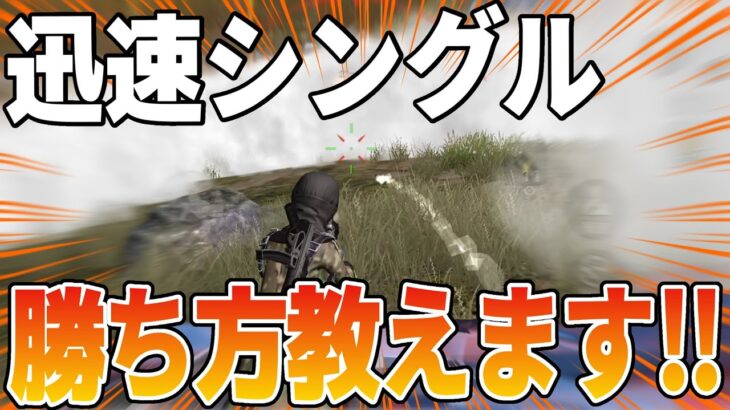 【荒野行動】迅速シングルはコツを掴めば簡単に勝てます‼︎