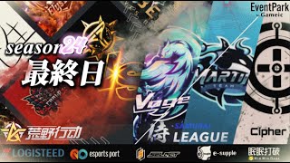 【荒野行動】〈公認大会〉侍L SEASON24本戦Day4.Vogel優勝へ残り三戦‼CP， Martinの追い上げに耐える事が出来るのか⁈今月ラストの対戦が始まる‼