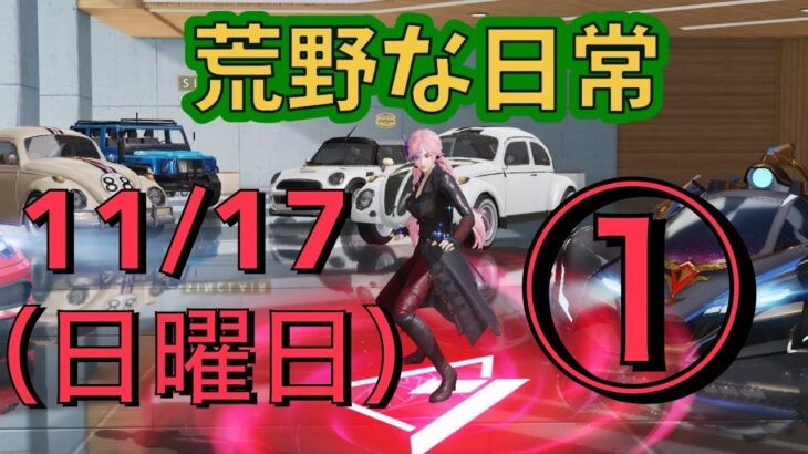 荒野な日常　11月17日（日曜日）　1