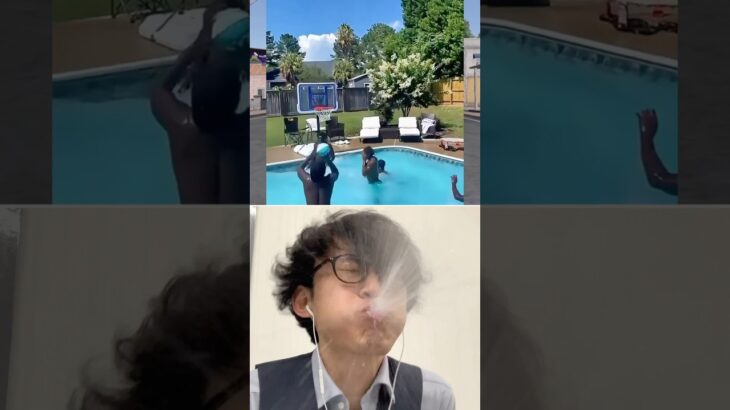 🏊vs🏀Subscribe thank you❤️🤣🤣🤣#tiktok #荒野の光 #memes #funny #shorts 荒野行動