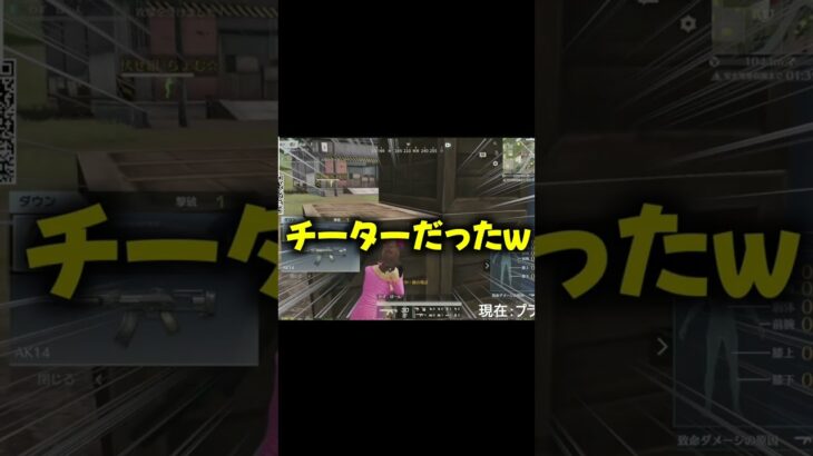 【荒野行動】このチーター視点面白すぎるwww