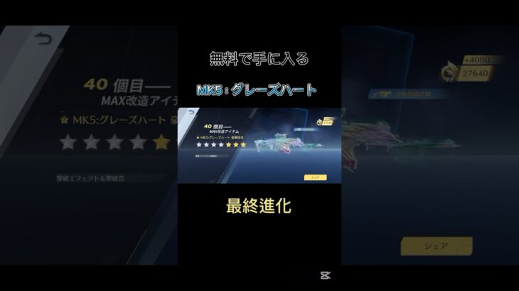【荒野行動】2025年のGOGOFESで手に入るMK5を最終進化