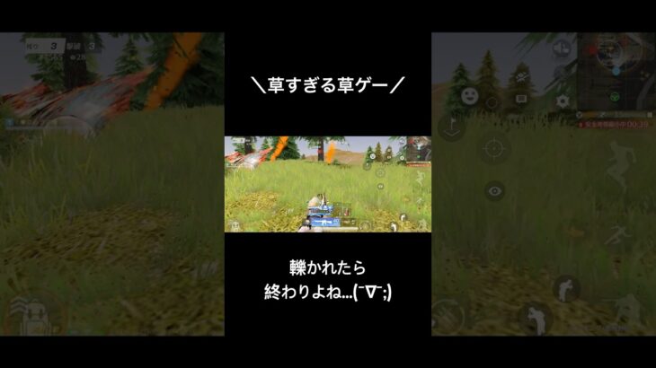 【草すぎる草ゲー(笑)】#荒野行動 #荒野 #荒野行動純金配布 #荒野再会祭 #草ゲー #shorts #shortvideo