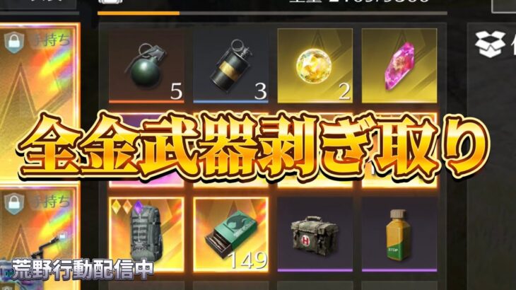 【荒野行動】第五回全金武器出るまで終われない配信！！！！【まったりペニンシュラ】