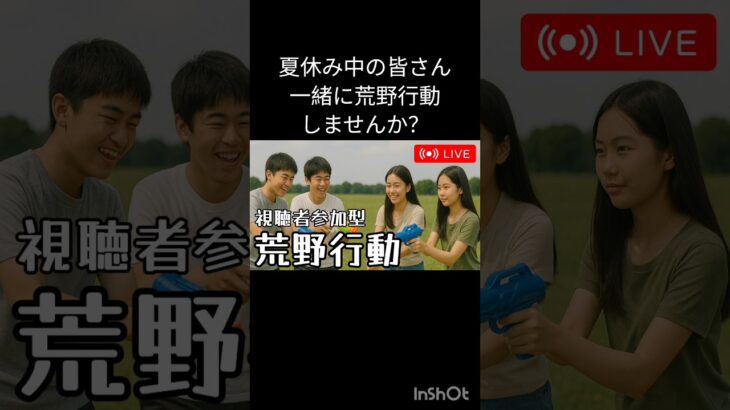 あーーーなーつやすみーーー　#荒野行動 #視聴者参加型