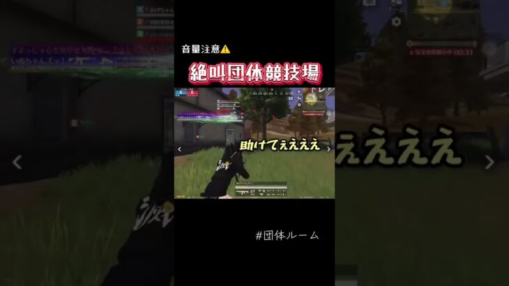 絶叫団体競技場 #荒野行動 #荒野 #団体競技場 #団体#激戦