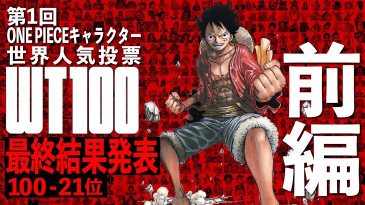 【ONE PIECE TIMES】 第１回ONE PIECE キャラクター世界人気投票！最終結果発表〜前編〜