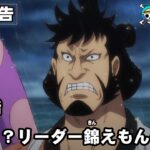 ONE PIECE　第979話予告「強運！？リーダー錦えもんの一計」