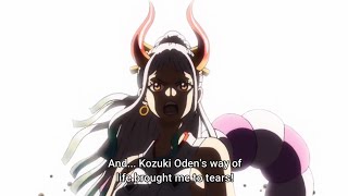 One piece 1007 English sub – Yamato tells about how Oden influenced him – Yamat protects Momonosuke