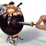 ゴムゴムの実の能力で攻撃を吸収するタンクマン(ルフィ)を作ってみた ワンピース フィギュア/ONE PIECE Sculpting TankMan(Luffy) That Absorb Attacks