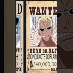 the 5  highest one piece bounties #3 #sorts #onepiece
