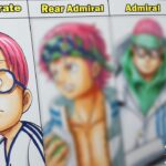 Drawing Coby in 16, 18, 40, and 80 Year | One Piece | ワンピース