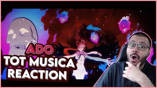 【Ado 】TOT MUSICA REACTION! 海外の反応 (ウタ FROM ONE PIECE FILM RED)