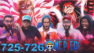 LUFFY GEAR 4?!! One Piece eps 725/726 Reaction