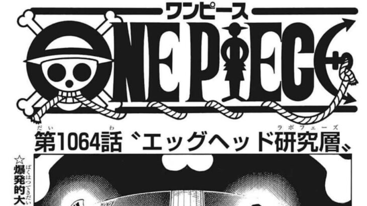 ワンピース 1064話 日本語 2022年10月24日発売の週刊少年ジャンプ掲載漫画『ONE PIECE』最新1064話🔥✔️
