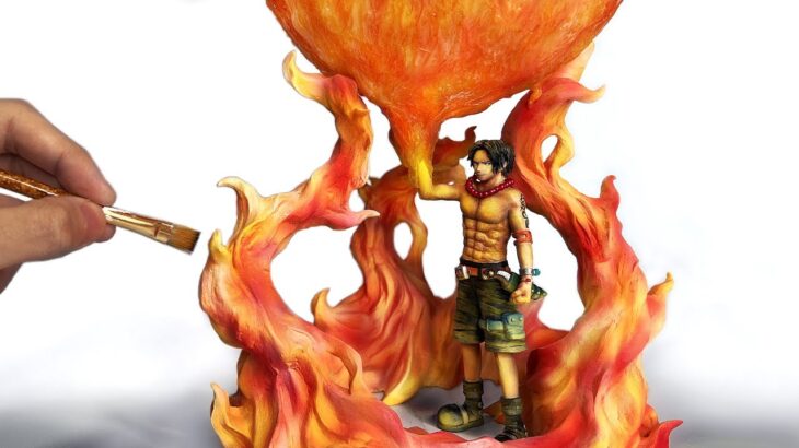 メラメラの実の能力 “炎帝”を使う火拳のエースを作ってみた ワンピース フィギュア/Sculpting ACE Using “Flame Emperor” ONE PIECE FIGURE