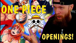 First Time Reaction ONE PIECE Openings 13-24