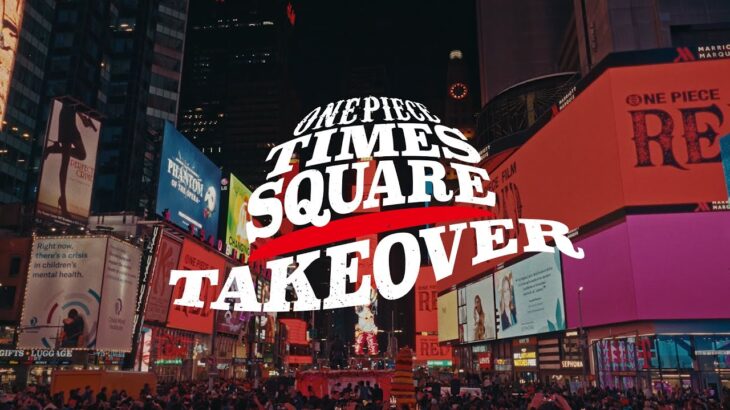 ONE PIECE FILM RED Lands in NYC! | ONE PIECE TAKES OVER TIMES SQUARE