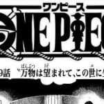 ワンピース 1069話 日本語🔥死ぬくれ 『最新1069話 』One Piece Chapter 1069    以降の考察なぜモデルがないのか？チョッパーのヒトヒトの実【考察】