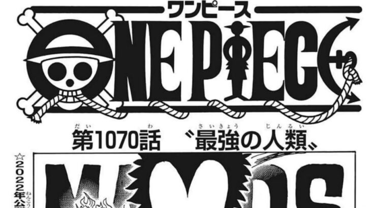 ワンピース 1070話 日本語 ネタバレ100%『One Piece』最新1070話死ぬくれ！