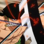 One Piece 1051 – Zoro cuts off King’s demon wings with Enma’s enhanced Haki with devastating damage