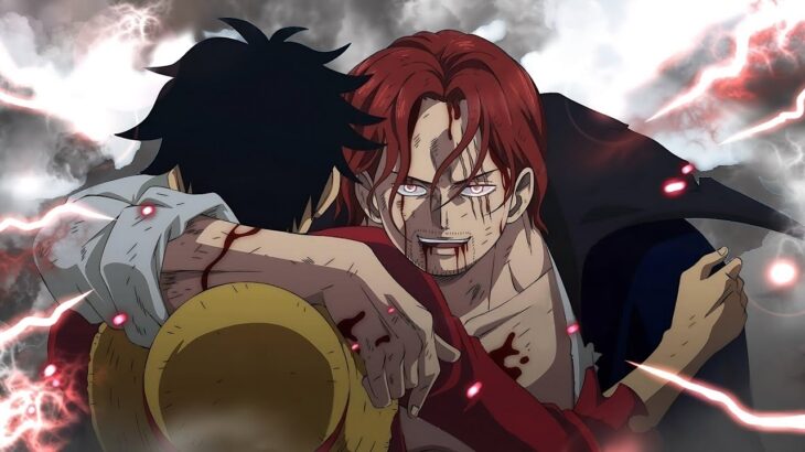 Luffy Vs Shanks | Battle For The One Piece Treasures, Red Hair Emperor Collapsed In Strawhat Arm