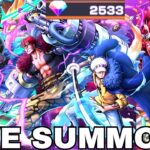 2500 GEMS NEW LAW AND KIDD SUMMONS ONE PIECE BOUNTY RUSH OPBR LIVESTREAM #106