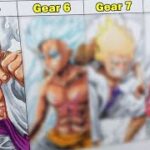 Drawing Luffy in Gear 5, 6, 7, 8, 9 | One Piece | ワンピース