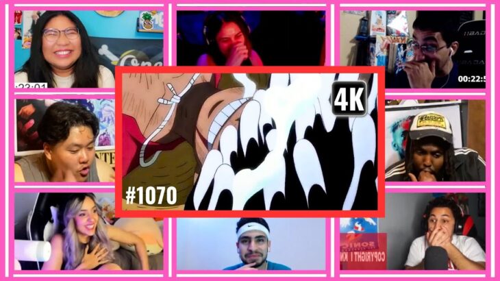 One Piece Episode 1070 Reaction Mashup | One Piece Latest Episode Reaction Mashup #onepiece1070