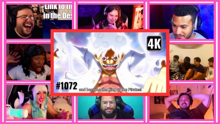 One Piece Episode 1072 Reaction Mashup | One Piece Latest Episode Reaction Mashup #onepiece1072