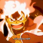 Luffy Gear 5 completely defeats Kaido, Kaido dies contentedly and drowns in lava!