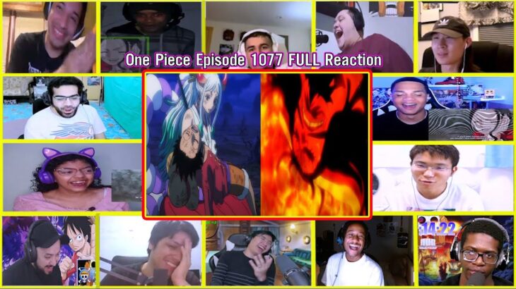 【海外の反応】One Piece Episode 1077 FULL Reaction mashup ワンピース1077リアクション – Luffy vs Kaido FINALE
