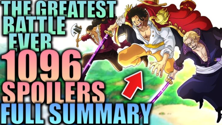 THE GREATEST BATTLE EVER (Full Summary) / One Piece Chapter 1096 Spoilers