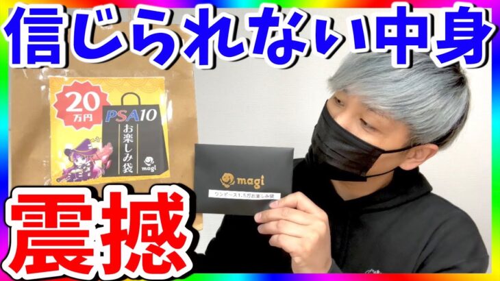 【magi袋】限定2個！ワンピースカード20万円お楽しみ袋の中身を調査！驚きの封入でまさかの結末に…