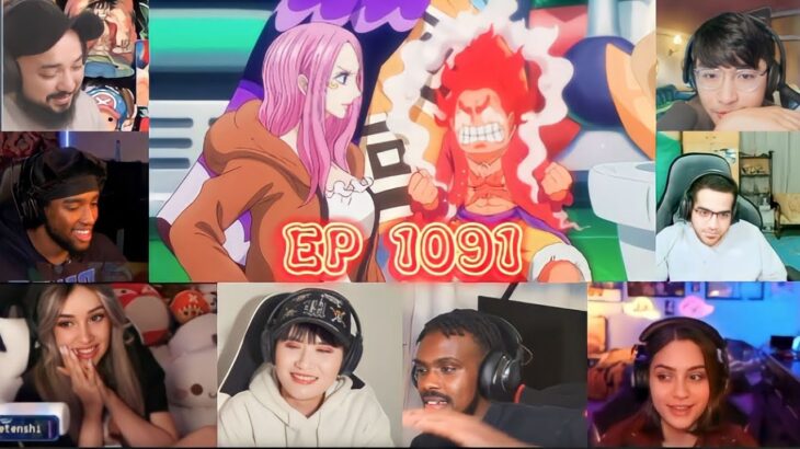 One Piece episode 1091 Reaction mashup | ワンピース1091 話