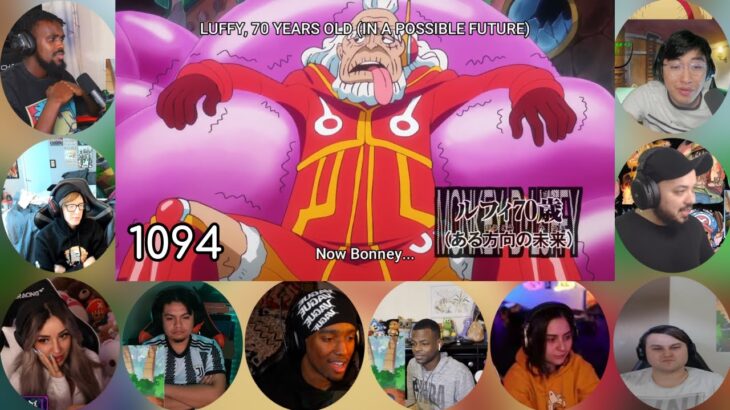 LUFFY, 70 YEARS OLD – One Piece Episode 1094 || Reaction Mashup ワンピース