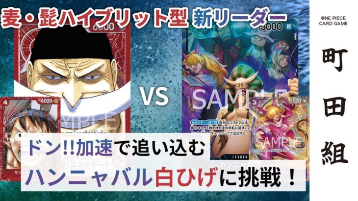 【対戦動画】赤ニューゲート vs 青紫ハンニャバル【ワンピースカードゲーム/ONE PIECE CARD GAME】