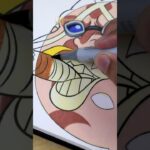 Drawing Letter ” Q ” – Queen || Stained Art 🎨 #shorts #queen #onepiece  #drawinganime