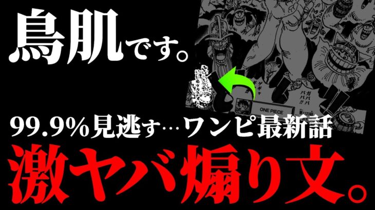 1123話の“とんでもない仕掛け”にお気付きですか？【ワンピース ネタバレ】【ワンピース 考察】