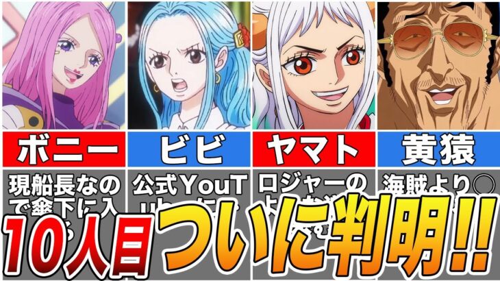 【ONE PIECE】作中で最も大きな謎！麦わらの一味10人目の仲間は〇〇！【ゆっくり解説】