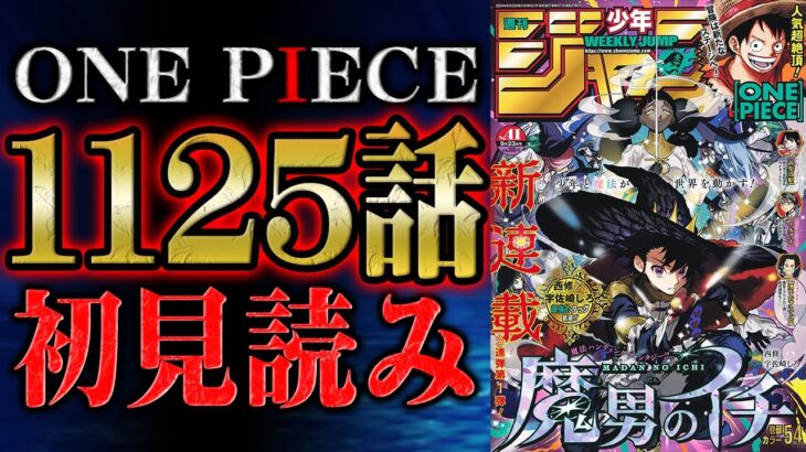 【 第1125話 】なんて事だエグすぎる！ワンピース最新話を初見読みリアクション&感想