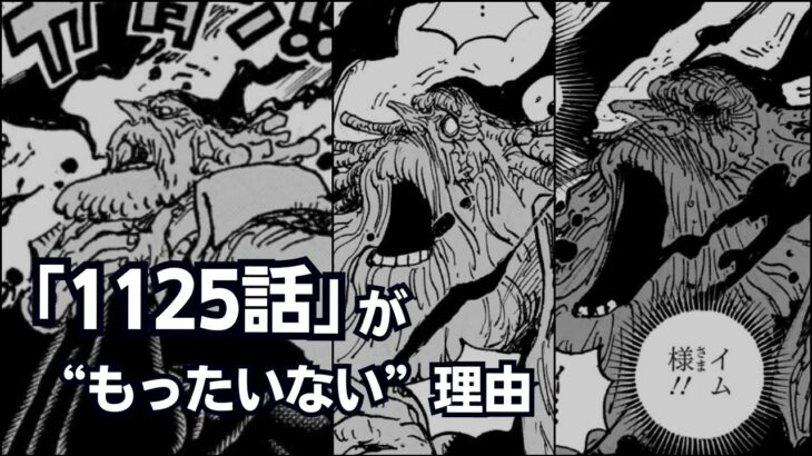 【ワンピース】1125話「何をもって死とするか」がもったいない理由