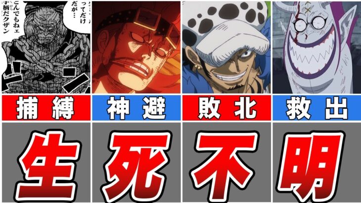 【ONE PIECE】最終章で生死不明となったキャラ５選！【ゆっくり解説】