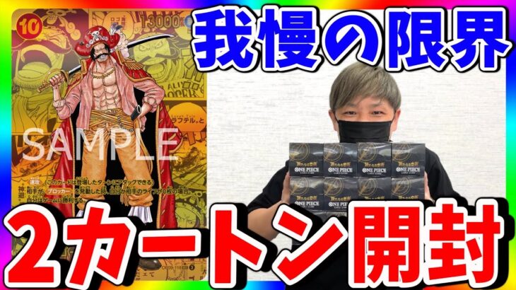 【昇天】ロジャーの呪い。第18回新たなる皇帝2カートン開封！（ワンピースカード）