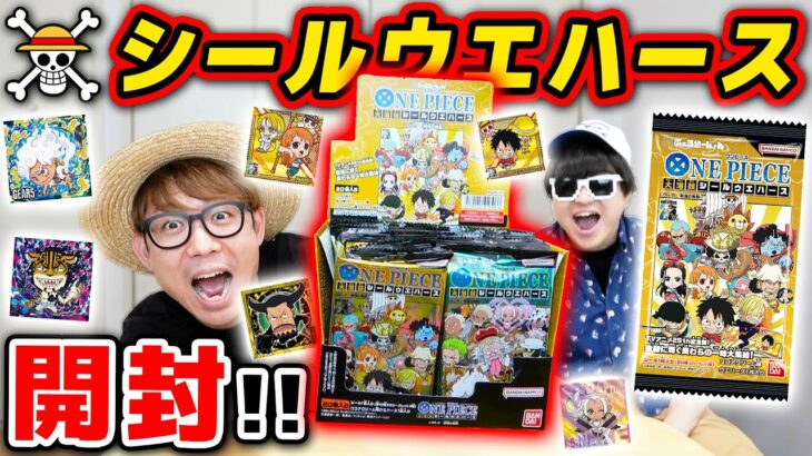 【 ワンピース 】シークレット来るか…!? 大海賊シールウエハースLOG.9！一箱開封した結果…！ONE PIECE 【 にふぉるめーしょん 】